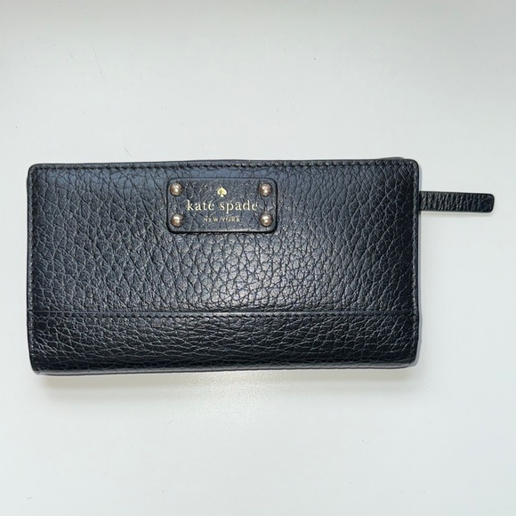Kate Spade Black Wallet - Picture 1 of 4